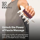 KOAPRO Fascia Massage Tool for Stress Relief - Portable Facia Blaster for Muscle Recovery and Circulation, Revolutionary Myofascial Release Tool for Sore Muscles, Tension, and Holistic Fascia Health by CozyNest Decor