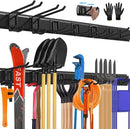 48'' All-Metal Garage Tool Organizer Wall Mount – Heavy-Duty Tool Rack Holds 450 lbs, Adjustable Hooks for Garage, Yard, and Garden Equipment by GreenHaven Gardens