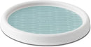 Copco 9 Inch Lazy Susan, 9-Inch, White/Aqua,5234750 by CozyNest Decor