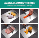 Titanium Cutting Board, New Upgrade Pure Titanium Cutting Boards for Kitchen,Food Grade 316 Stainless Steel Cutting Board，Double sided Dishwasher Safe 15.3x11inch by CozyNest Decor