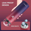 Enerbone 32 oz Insulated Water Bottle, Stainless Steel Bottle with Carrying Strap, Double-Wall Vacuum Insulation Design, Leakproof Sports Bottle with Straw, Keep Drinks Cold or Hot for Hours by CozyNest Decor