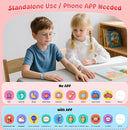 Smart Watch for Kids, 1.85" Fitness Tracker Pedometer Watch, Health, Sleep Monitor, Puzzle Games, Alarm Clock, Camera, Music Player, Torchlight, Activity, Gift Toys for 4 - 13 Years Old Boys and Girls by TinyTreasures Baby Boutique