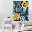 ICMOLYYENLO Palm Leaf Tapestry Wall Hanging, Tropical Leaves Plant Jungle Green Hawaiian Art Home Decor for Guest Bedroom Living Room Dormitory 50x60 Inch by CozyNest Decor