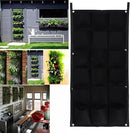 Ogrmar 18 Pockets Vertical Wall Garden Planter Plant Grow Bag for Flower Vegetable for Indoor/Outdoor (18 Pockets, Black) by CozyNest Decor
