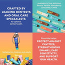 Fluoride Toothpaste - Adults & Kids, Fights Cavities, Whitens, Nano Hydroxyapatite, Dentist Developed, Safe Clean Ingredients, Gentle on Sensitive Teeth, Vitamins D3 & K2, 4 Tasty Flavors by CozyNest Decor