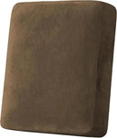 H.VERSAILTEX Velvet Stretch Couch Cushion Cover Plush Cushion Slipcover for Chair Cushion Furniture Protector Seat Cushion Sofa Cover (1 Piece Armchair Cushion Covers, Bronze Brown) by CozyNest Decor