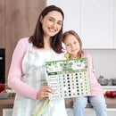 Reward Chart for Kids,Magnetic Behavior Chore Chart for Kids at Home,26 Eucalyptus Chore Charts,1960 Star Stickers,56 Reward Stickers,Incentive Chart to Develop Responsibility and Good Habits,Greenery by CozyNest Decor