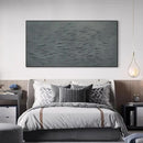SIGNWIN 24"x46" Extra Large Framed Wall Art Gray School of Fish Minimalist Ocean-Inspired Marine Life Illustration for Home Living Room Bedroom Decor (Frame Assembly Required) by CozyNest Decor