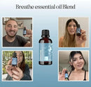 Breathe Essential Oil for Diffuser - Invigorating and Refreshing Breathe Essential Oil Blend with Eucalyptus Peppermint Tea Tree and Mint for Diffusers for Home and Shower Aromatherapy (1 Fl Oz) by CozyNest Decor