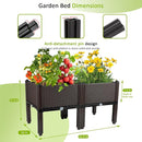 Raised Garden Bed with Legs Planters for Outdoor Plants pots Elevated Garden Boxes Garden Patio Balcony Deck to Planting Flowers Vegetables Tomato and Herbs by GreenHaven Gardens