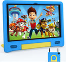 JREN Kids Table 10.1" ｜Android 14 Tablet for Kids｜64GB Storage｜Octa-Core｜WiFi ｜Cameras｜Parental Control｜Kids Content｜Case Included Great Gift for Children Ages 3-12 Years Old Blue by TinyTreasures Baby Boutique