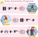Kids Camera Underwater Waterproof Digital Camera for Kids 2 Inch IPS Screen 1080P HD Kids Video Action Camera for 3 4 5 6 7 8 9 10 Year Old Girls Boys Thanksgiving Christmas Birthday Gift by TinyTreasures Baby Boutique