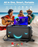 Karaoke Machine for Adults, with Lyrics Display Built-in 13.3" Screen, Truly All in One Karaoke Machine with 2 Wireless Microphone (Hidden & Self Charging), 460W Bluetooth Speaker for Party, TV by TinyTreasures Baby Boutique