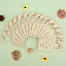 16Pcs Baby Closet Dividers Cute Baby Clothes Organizer Double Face Baby Closet Organizer for Clothes Organizer Wooden Baby Closet Dividers for Infant to Toddler by TinyTreasures Baby Boutique