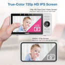 VTech Upgraded Smart WiFi Baby Monitor, 1080p FHD Camera and 5" HD IPS Display, Free App with Motion Video, Sound/Motion Detection and Notifications, Fully Remote Pan-Tilt-Zoom: VM901 by TinyTreasures Baby Boutique