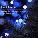 JMEXSUSS 360 LED Blue Net Lights Outdoor, Connectable 12ft x 5ft Christmas Net Lights Plug in with Remote, 8 Modes Waterproof Christmas Mesh String Lights for Bushes Christmas Decorations by GreenHaven Gardens