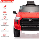 Electric Car for Kids, Licensed Toyota Tundra 12V Electric Truck, Off-Road Kids Car w/Remote, Spring Suspension & 3 Speeds, LED Headlights, Ride-On Toys for Boys/Girls by TinyTreasures Baby Boutique