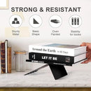 Metal Bookends for Bookshelves and Magazines - Strong Heavy Duty Book Dividers for Home, Office and School by CozyNest Decor