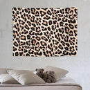 HZOHNAGO Leopard Print Tapestry Rustic Brown Leopard Wild Animal Printed Wall Tapestry Painting Wall Hanging for Bedroom Living Room Dorm 40" W x 30" H by CozyNest Decor