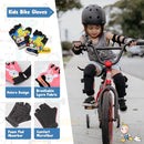 Soft-Style Kids Knee and Elbow Pads with Bike Gloves, Flexible Impact-Resistant Gear for Ages 2-11, Designed for Balance Bikes, Roller-Skating, and Skateboarding by TinyTreasures Baby Boutique
