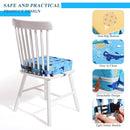 Toddler Booster Seat for Dining Table, Stronger Support Booster Seat for Table Washable 2 Safer Straps Non-Slip Bottom Portable for Kids Baby Increasing Cushion for Travel Home by TinyTreasures Baby Boutique