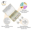 30 Prepared Microscope Slides with Specimens for Kids Students - Animals Plants Insects Microorganism, for Biological Science Lab, Children's Science Education, Homeschool by TinyTreasures Baby Boutique