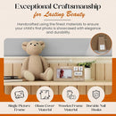 Brown Ultrasound Sonogram Picture Frame with Milestone Tracker – Elegant Wooden Keepsake for Expecting Parents – Nursery Décor Gift for New Moms – Countdown Tiles Included – 12" x 6" Design by TinyTreasures Baby Boutique