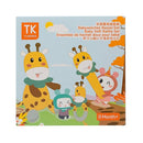 TUMAMA Baby Rattles 0-6 Months, 3 PCS Giraffe Baby Plush Rattles Sensory Toys with Teethers, Newborn Gifts for Babies 0-6 Months by TinyTreasures Baby Boutique