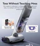 NARWAL S30 Wet Dry Vacuum Cleaner with 20000Pa Suction, 176°F Self-Cleaning, Heated Drying, Disposable Waste Bag, Tangle-Free, Cordless Vacuum Mop for Hard Floors & Edge Cleaning, Easy to Use by CozyNest Decor