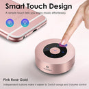 XLEADER Mini Bluetooth Speaker (Gift Box Packed) Portable Speakers Bluetooth Wireless with Micro SD/Mic/Aux Input, Touch Screen, 12H Playtime, Cute Pink Small Speaker for iPhone Laptop Shower Office by TinyTreasures Baby Boutique