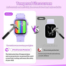 Smart Watch for Kids No Phone Needed, Tempered Glass Fitness Tracker Watch Boy Girl Teens with 19 Sport Modes, Pedometer, Sleep Monitor, Kids Watch Birthday Gifts Toy Gift for Girls Boys 6-16 (Purple) by TinyTreasures Baby Boutique