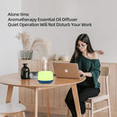 300ML Aromatherapy Ultrasonic Diffuser, Aroma Diffuser, Air Diffuser for Essential Oils, Oil Defuser with Remote, 7 Color Changing LED Light,Auto-Off,Timer for Home,Bedroom Office,Kids. by TinyTreasures Baby Boutique