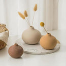 Ceramic Vase Set of 3, Bud Vases for Modern Farmhouse Home Decor, Cute Vases, Small Flower Vases for Dining Table Centerpieces,Living Room,Shelf,Mantel and Entryway Display by CozyNest Decor