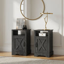 Farmhouse Nightstand, Charging Station & Storage by HouseOfZazla