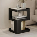 Modern Side Table, Metal Bedside Table Living Room, 3 Tier end Tables with Storage,Nightstand for Small Spaces, Living Room, Bedroom, Sturdy, No Assembly Required by CozyNest Decor