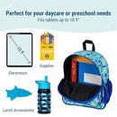 Wildkin 12-inch Kids Backpack – Padded, Adjustable, Ideal for Daycare & Travel (Confetti Blue) by TinyTreasures Baby Boutique