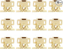 Alise Cabinet Door Latch,Cupboard Closet Doors Catch Closer Double Ball Roller Latches,Cold Rolled Steel Gold Finish CA1000G-12P(Pack of 12) by TinyTreasures Baby Boutique