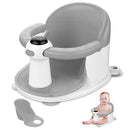 Baby Bath Seat-for Babies 6 Months & up, Water Temperature Display+Soft Cushion, Non-Slip Toddler Bath Seat for Baby, Sit Up Bath Seat for Baby, Grey by TinyTreasures Baby Boutique