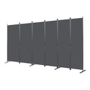 Room Divider 6-Panel - 120" W × 71" H