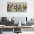 New York City Wall Art - Modern Abstract Wall Art for Living Room, Office & Bedroom Cityscape & Paintings for Bedroom brooklyn bridge Wall Art Pictures Wall Decor Chicago Artwork for Walls 20×40IN by CozyNest Decor