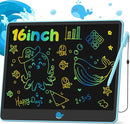 Hockvill LCD Writing Tablet for Kids 16 Inch, Toys for Girls Boys Drawing Pad for 3 4 5 6 7 8 Year Old Kid, Toddler Magnetic Doodle Board Travel Essentials Christmas Birthday for Children (Blue) by TinyTreasures Baby Boutique