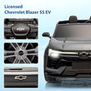 Jojoka Baby Car 24V 2-Seater SUV Licensed Chevrolet Blazer Ride On Toy w/Parent Remote Control,4xSpring Suspension, Wireless Music, Electric Vehicle Car for Kids Ages 3-8,Gray by TinyTreasures Baby Boutique