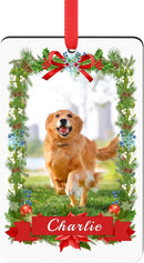 Personalized Christmas Ornament 2025 - Custom Dog Photo & Name, 1st Xmas Gift for Pet Lovers - Customized Dog Ornaments for Christmas Tree, Pet Memorial Gifts by TinyTreasures Baby Boutique