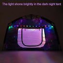 Kids Play Tent-Portable Playhouse Children House -Easy Set up Indoor Outdoor with Carry Bag for Kids-Light Strip Design for Night use -Space for Children and Parents-Birthday (Galaxy) by TinyTreasures Baby Boutique