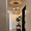 Frosted White Glass Chandelier for Dining Room Pendant Lights for Kitchen Island Light Fixture Modern Farmhouse Chandeliers with Warm Light Oiled Bronze by CozyNest Decor