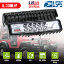 6" LED Light Bar 160W 5000lm Offroad Driving Spot Lights Work Light Pods IP67 Waterproof Fog Light Spot Flood Beam for Jeep Trailer Truck Bus Boat  2P