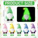 100 Pcs Luminous Mini Gnomes Figurines Fairy Glow in Dark Garden Miniature Gnome Figurines Decor Funny Poses Garden Yard Home Patio Lawn Backyard Hide See DIY Craft by GreenHaven Gardens