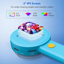 Microscope Magnifying Glass for Kids and Adults: 100X Portable Handheld Digital Microscope with Light - Pocket Jewelers Loupe with 2" Screen - USB Mini Coin Magnifier for Collector by TinyTreasures Baby Boutique