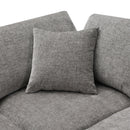 Modern Modular Cloud Sofa Bed, 6 Seat Sectional Couch Set With Ottoman, Free Combination, Convertible U Shaped Sleeper Sofa For Living Room by HouseOfZazla