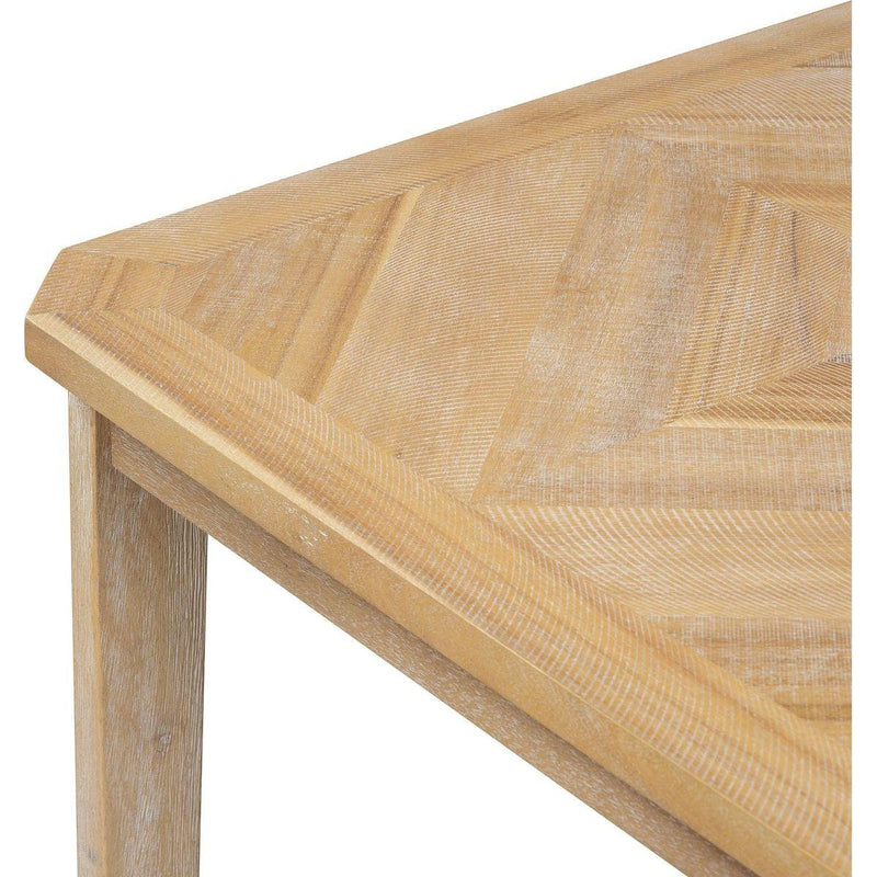 7-Piece Farmhouse Dining Set Classic Rustic Table and 6 high-back design Chairs for Dining Room, Kitchen (Natural Wood Wash)